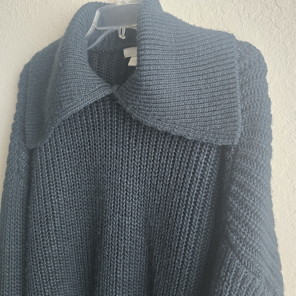 Elegant Women's Cowl Neck Sweater - Green